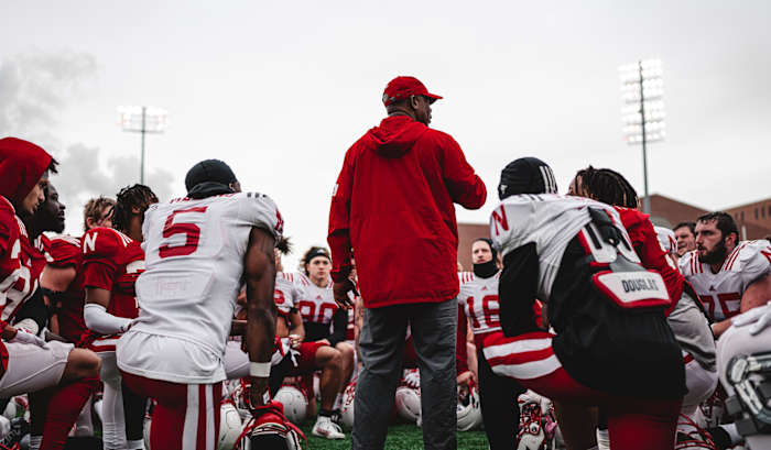 Mickey Joseph 2022 practice Michigan week Nebraska football
